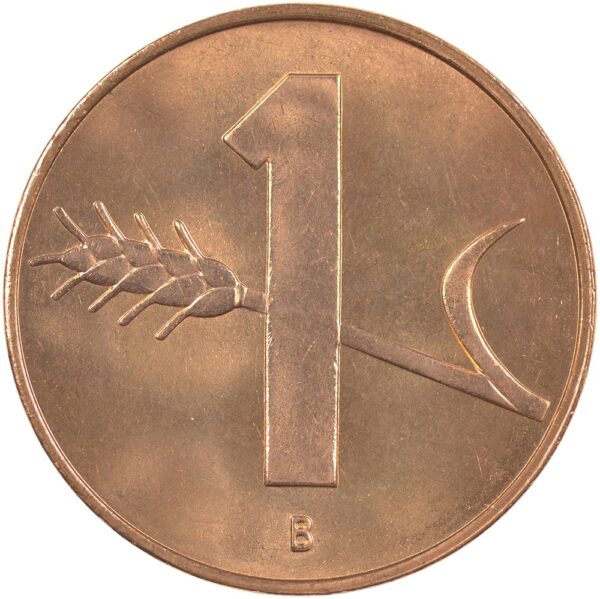 1 Rappen, 1963, Stempelglanz