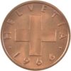 1 Rappen, 1966, Stempelglanz