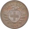 2 Rappen, 1893, unz/stgl