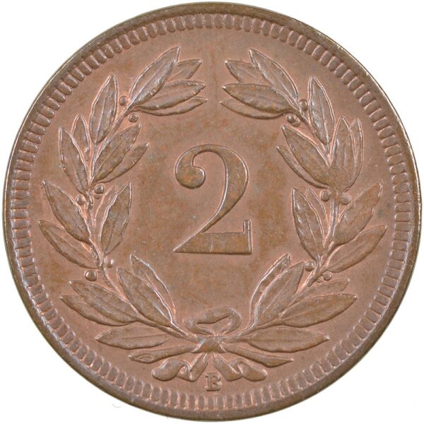 2 Rappen, 1902, unz/stgl