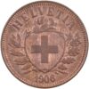 2 Rappen, 1906, unzirkuliert