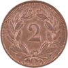 2 Rappen, 1906, unzirkuliert