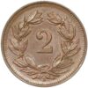 2 Rappen, 1908, unz/stgl