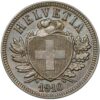 2 Rappen, 1910, unzirkuliert
