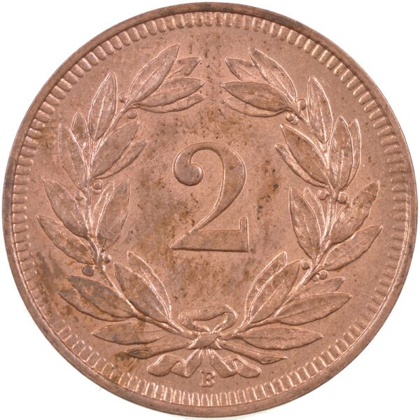 2 Rappen, 1914, unz/stgl