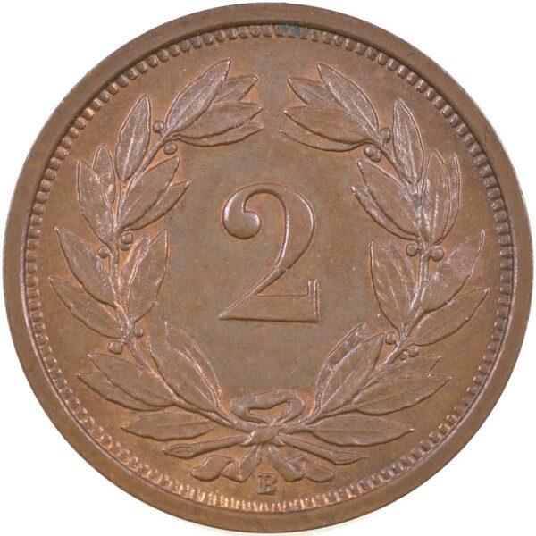 2 Rappen, 1920, unz/stgl