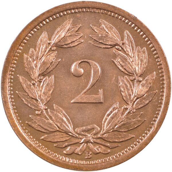 2 Rappen, 1920, Stempelglanz