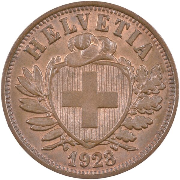 25311_1 2 Rappen, 1928, unz/stgl