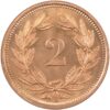 2 Rappen, 1929, Erstabschlag