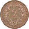 2 Rappen, 1931, unz/stgl