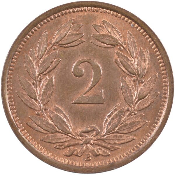 2 Rappen, 1936, unz/stgl