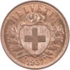 2 Rappen, 1937, Stempelglanz