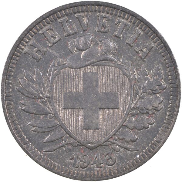 25333_1 2 Rappen, 1943, unz/stgl