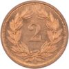 2 Rappen, 1938, Erstabschlag