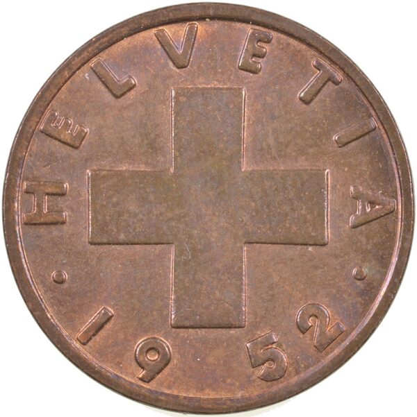 25351_1 2 Rappen, 1952, unz/stgl