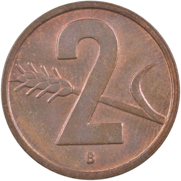 2 Rappen, 1952, unz/stgl