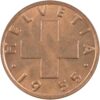 2 Rappen, 1955, Stempelglanz