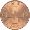 2 Rappen, 1963, Stempelglanz