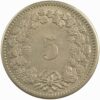 5 Rappen, 1850, unz/stgl