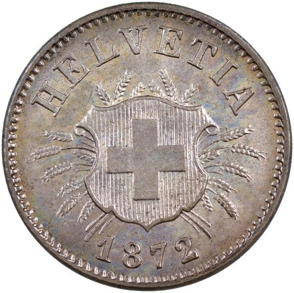 25379_1 5 Rappen, 1872, unz/stgl