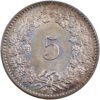5 Rappen, 1872, unz/stgl