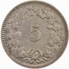 5 Rappen, 1874, unz/stgl