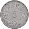 5 Rappen, 1879, fast unzirkuliert