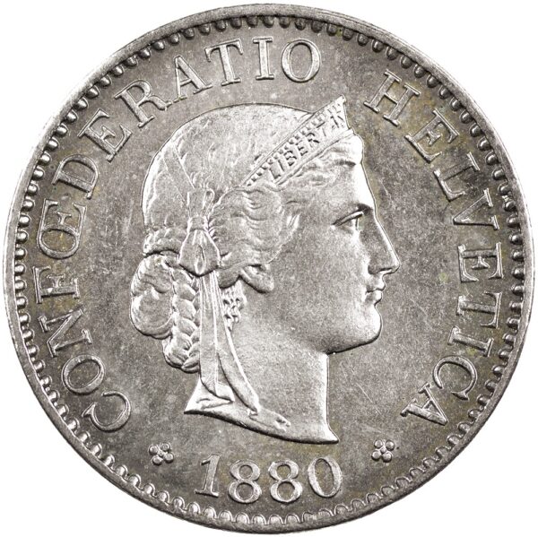 25401_1 5 Rappen, 1880, unz/stgl