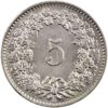 5 Rappen, 1880, unz/stgl