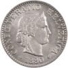 5 Rappen, 1880, Stempelglanz