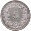 5 Rappen, 1881, unz/stgl