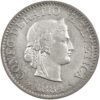 5 Rappen, 1884, unzirkuliert