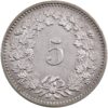 5 Rappen, 1885, fast unzirkuliert