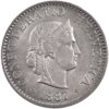 5 Rappen, 1887, unzirkuliert