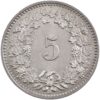 5 Rappen, 1887, unz/stgl