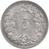5 Rappen, 1888, unz/stgl