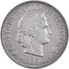5 Rappen, 1890, unz/stgl