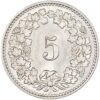 5 Rappen, 1891, Stempelglanz
