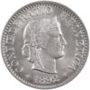 5 Rappen, 1892, Stempelglanz
