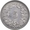 5 Rappen, 1893, unz/stgl