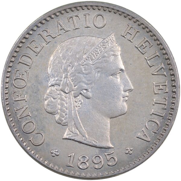 25444_1 5 Rappen, 1895, unzirkuliert
