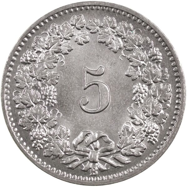5 Rappen, 1898, Stempelglanz