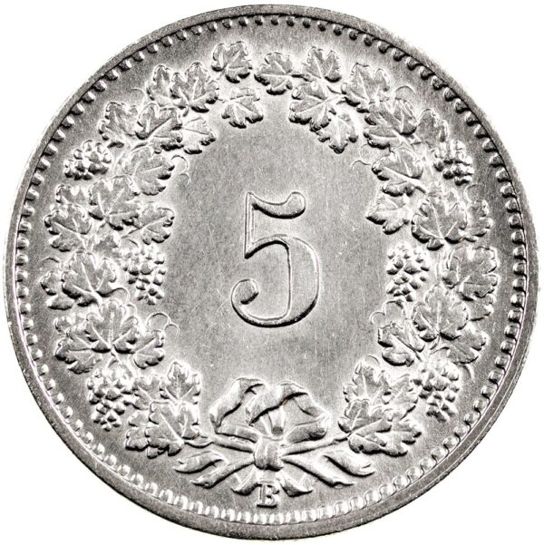 5 Rappen, 1899, unzirkuliert