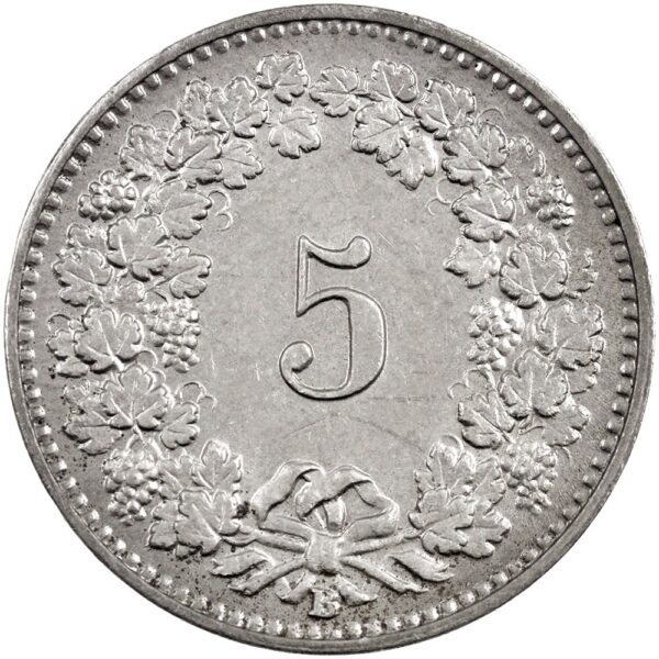 5 Rappen, 1899, unz/stgl