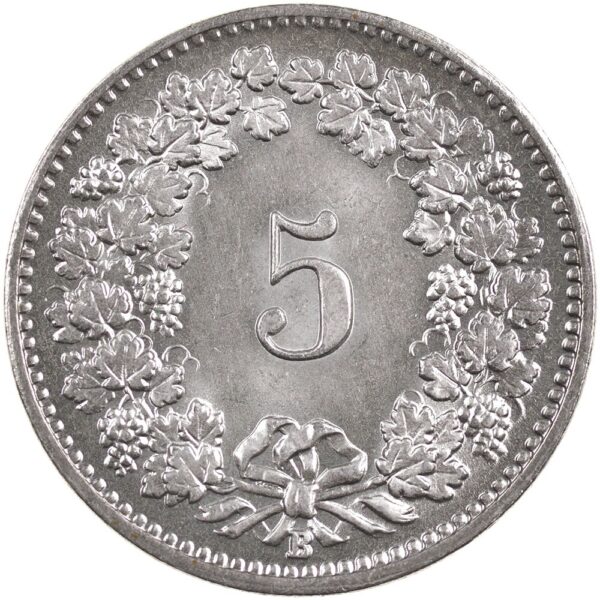 5 Rappen, 1899, Stempelglanz