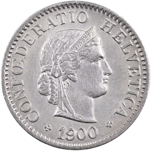 5 Rappen, 1900, unzirkuliert