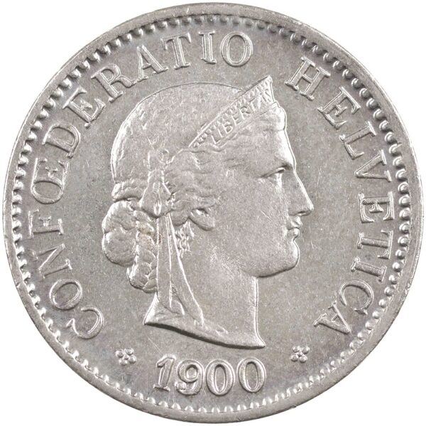 5 Rappen, 1900, unz/stgl