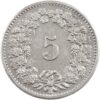 5 Rappen, 1900, unz/stgl