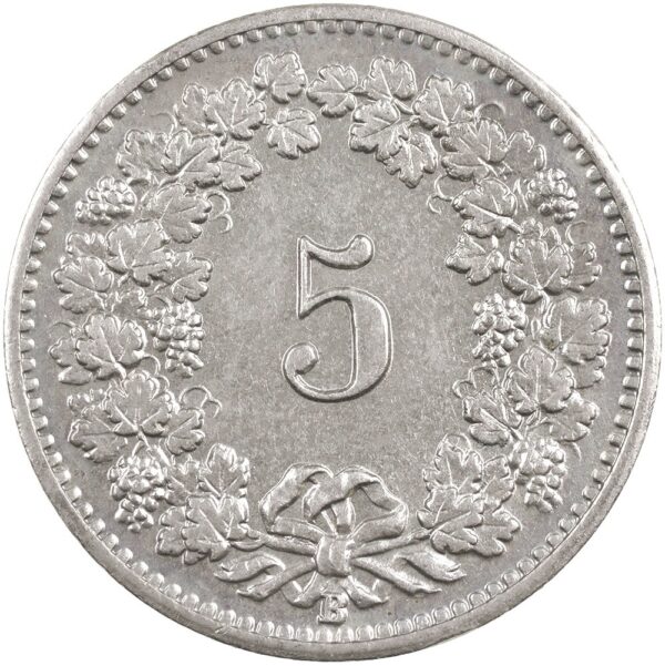 5 Rappen, 1900, unz/stgl