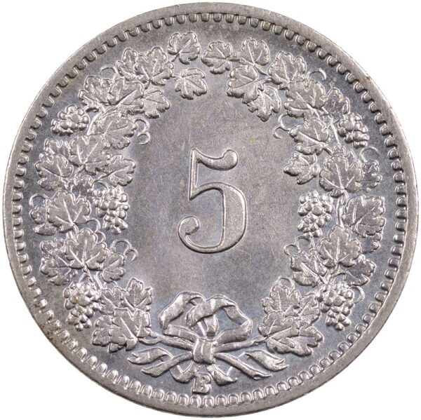 5 Rappen, 1900, Stempelglanz
